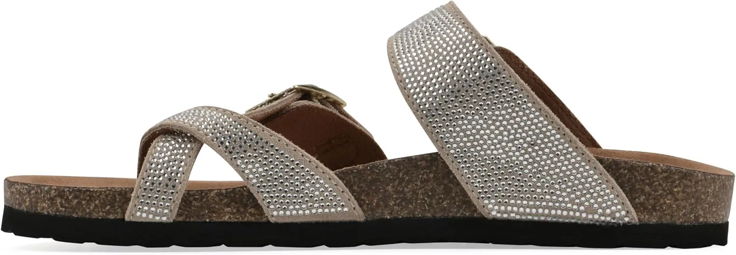 WHITE MOUNTAIN Women's Grays Signature Comfort-Molded Footbed Sandal