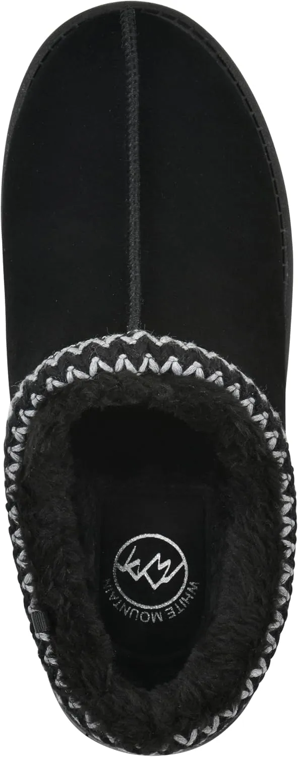 WHITE MOUNTAIN Women's Iceberg Faux Fur Slipper Clog