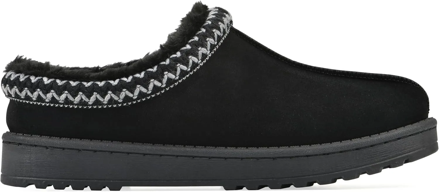 WHITE MOUNTAIN Women's Iceberg Faux Fur Slipper Clog