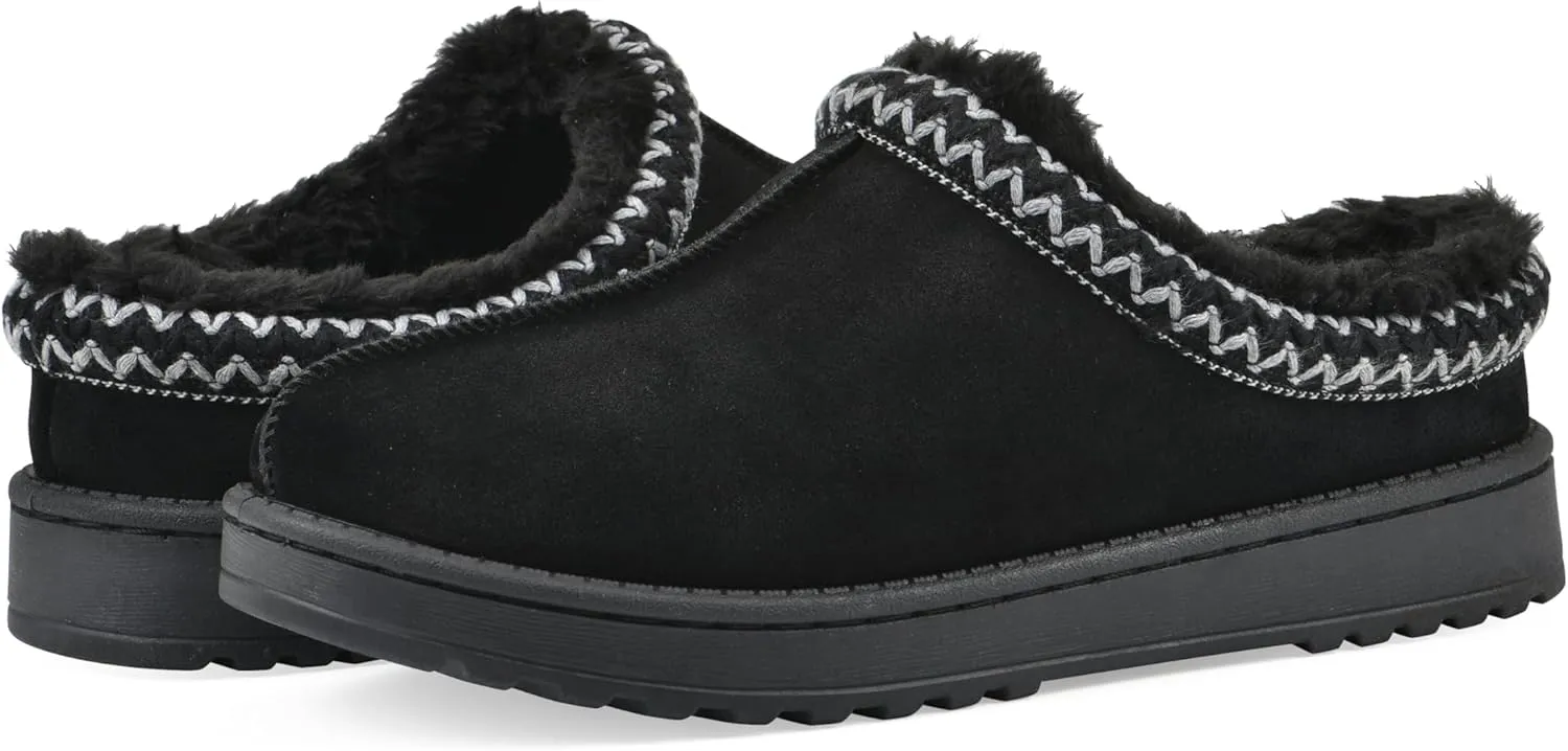 WHITE MOUNTAIN Women's Iceberg Faux Fur Slipper Clog