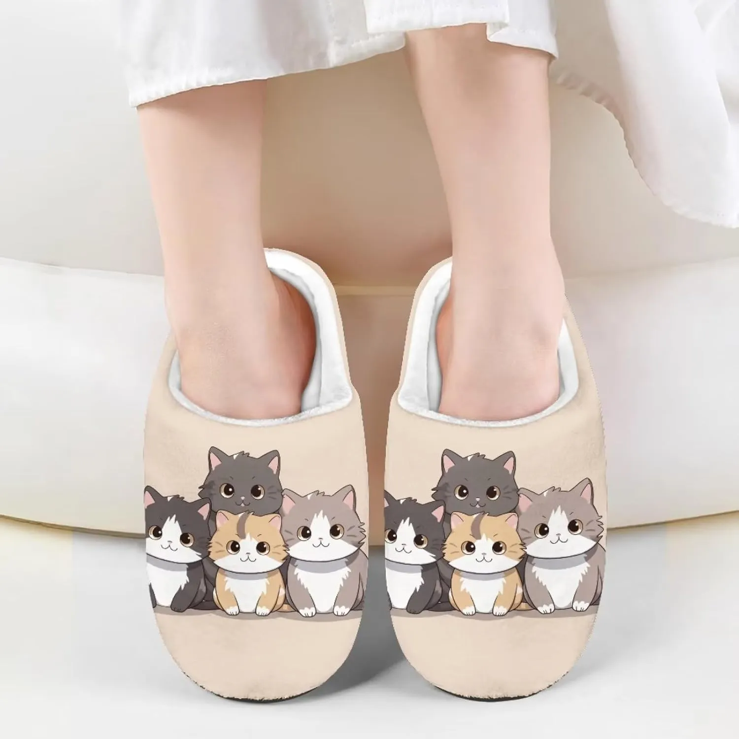 Winter Warm Slipper for Kids Girls Boys Comfy Home House Shoes Size 9-14.5