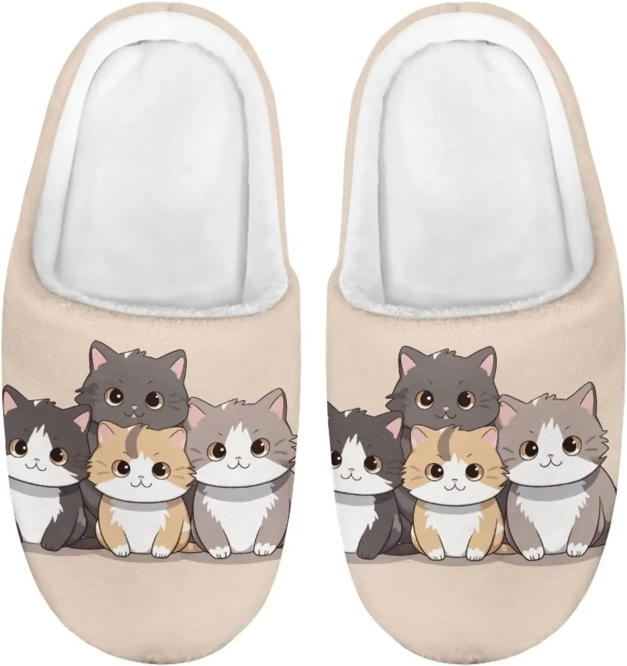 Winter Warm Slipper for Kids Girls Boys Comfy Home House Shoes Size 9-14.5