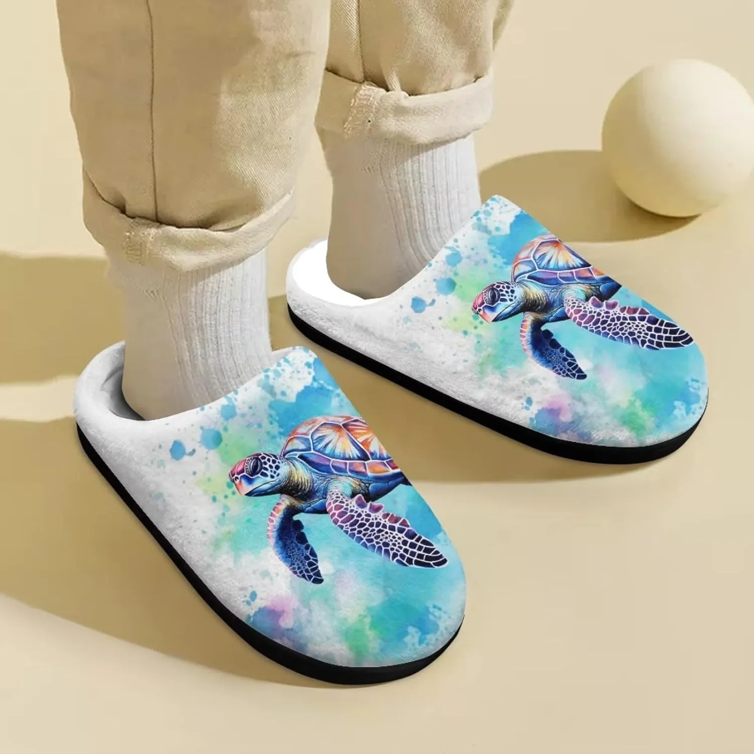 Winter Warm Slipper for Kids Girls Boys Comfy Home House Shoes Size 9-14.5