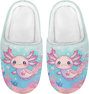 Winter Warm Slippers for Girls Kids Boys Size 9-15 Indoor Outdoor Fuzzy Slippers