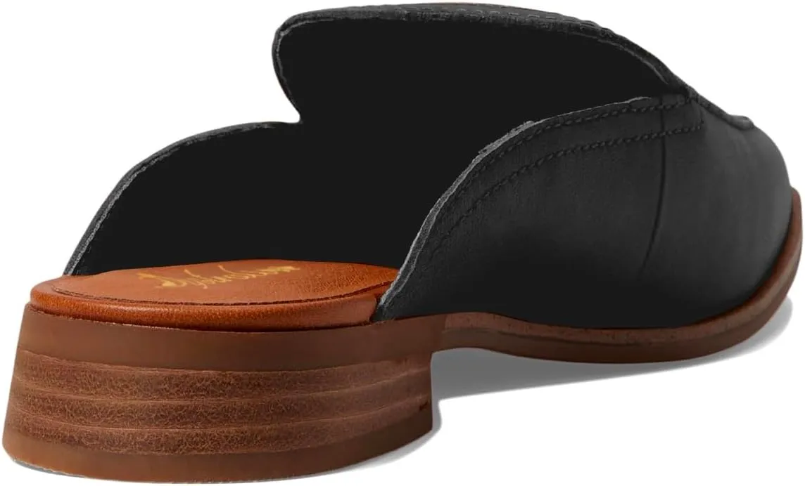 Women Low Flat Heel Mules Square Closed Toe Two-Toned Mule Sandals Slip-On 1” Chunky Stacked Heels Loafers Backless Slide Shoes Patchwork Office Club Comfort Daily Casual Retro 4-11 M US