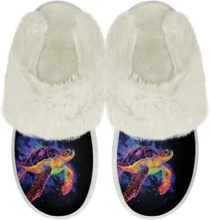 Women Men Slipper Fuzzy Slippers Lightweight House Slipper Non-slip Casual Slippers Indoor Shoes