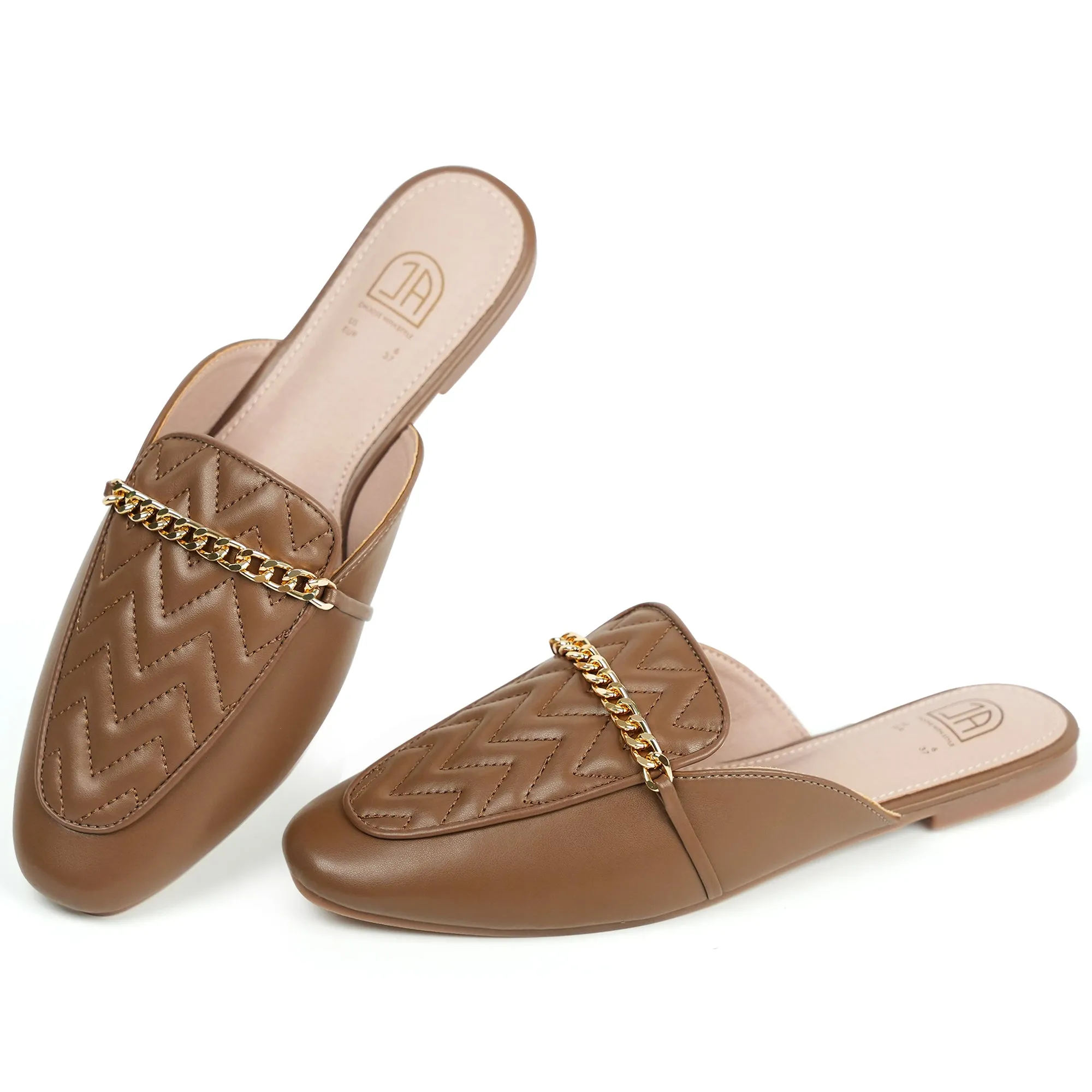 Women Slip on Flat Mule Backless