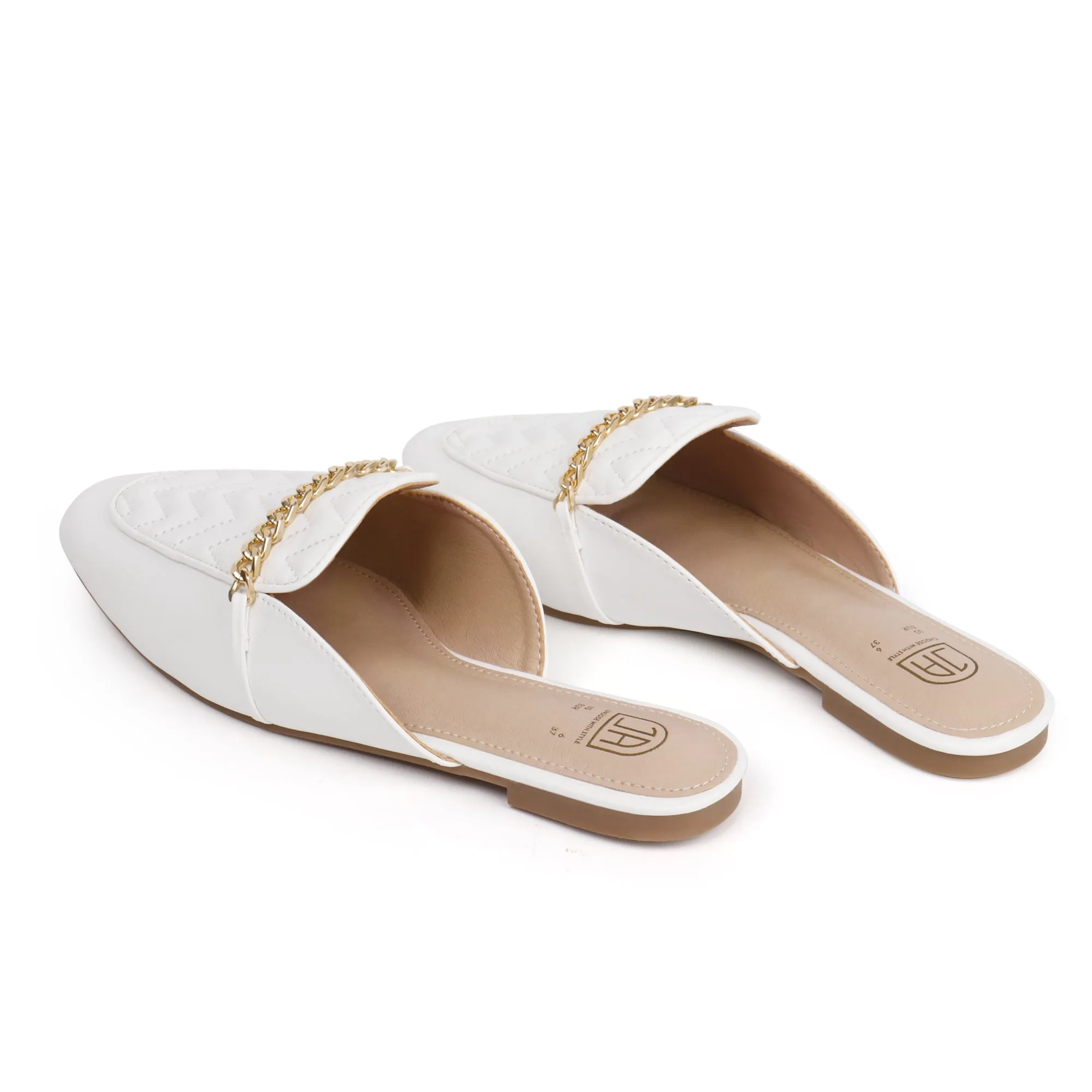 Women Slip on Flat Mule Backless