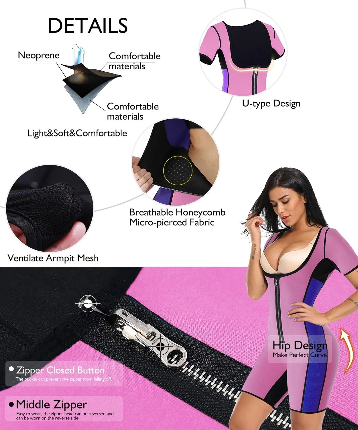 Women's Body Shaper Sauna Vest Suit Sweat Waist Trainer Workout Tank Top Fitness Neoprene Shirt Running