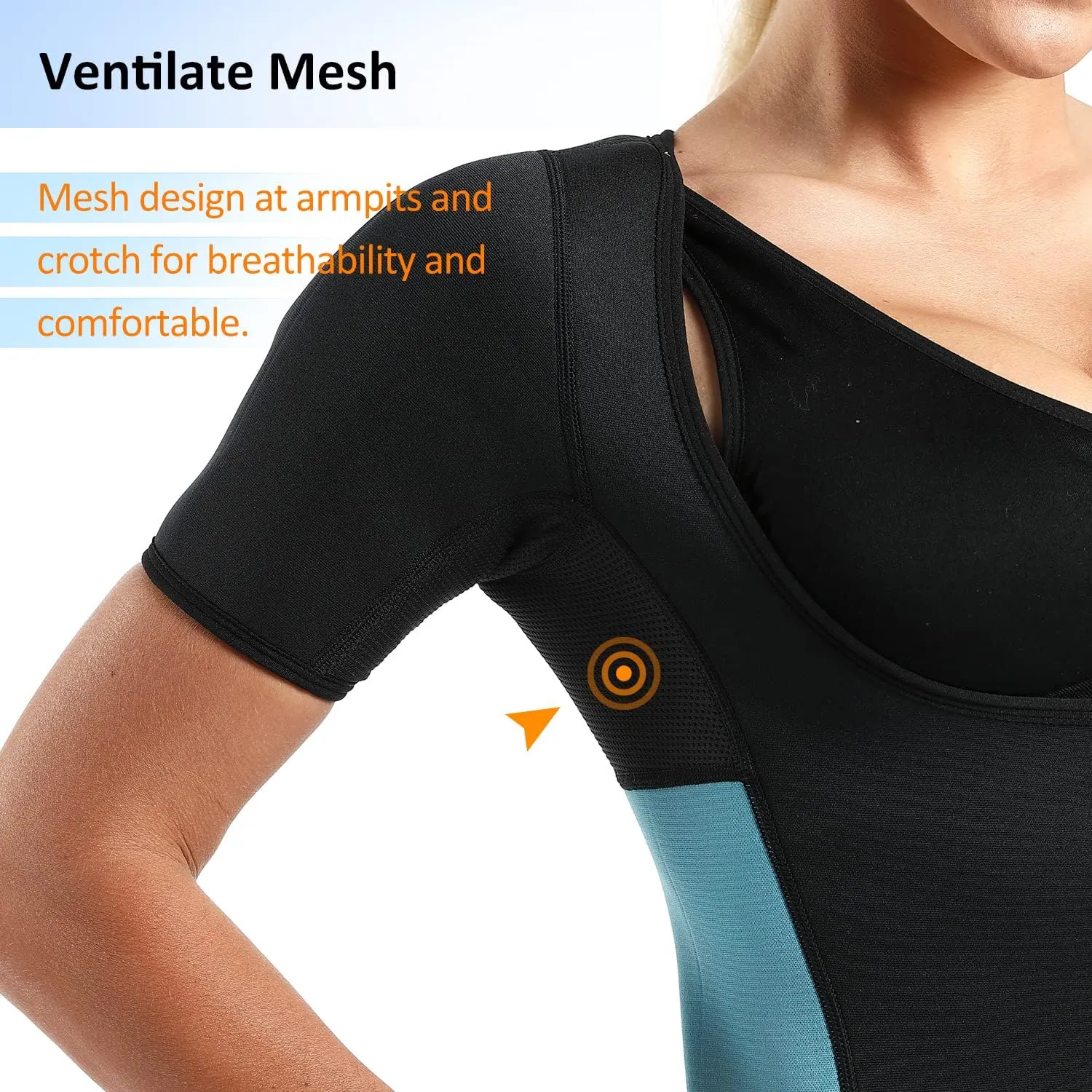 Women's Body Shaper Sauna Vest Suit Sweat Waist Trainer Workout Tank Top Fitness Neoprene Shirt Running