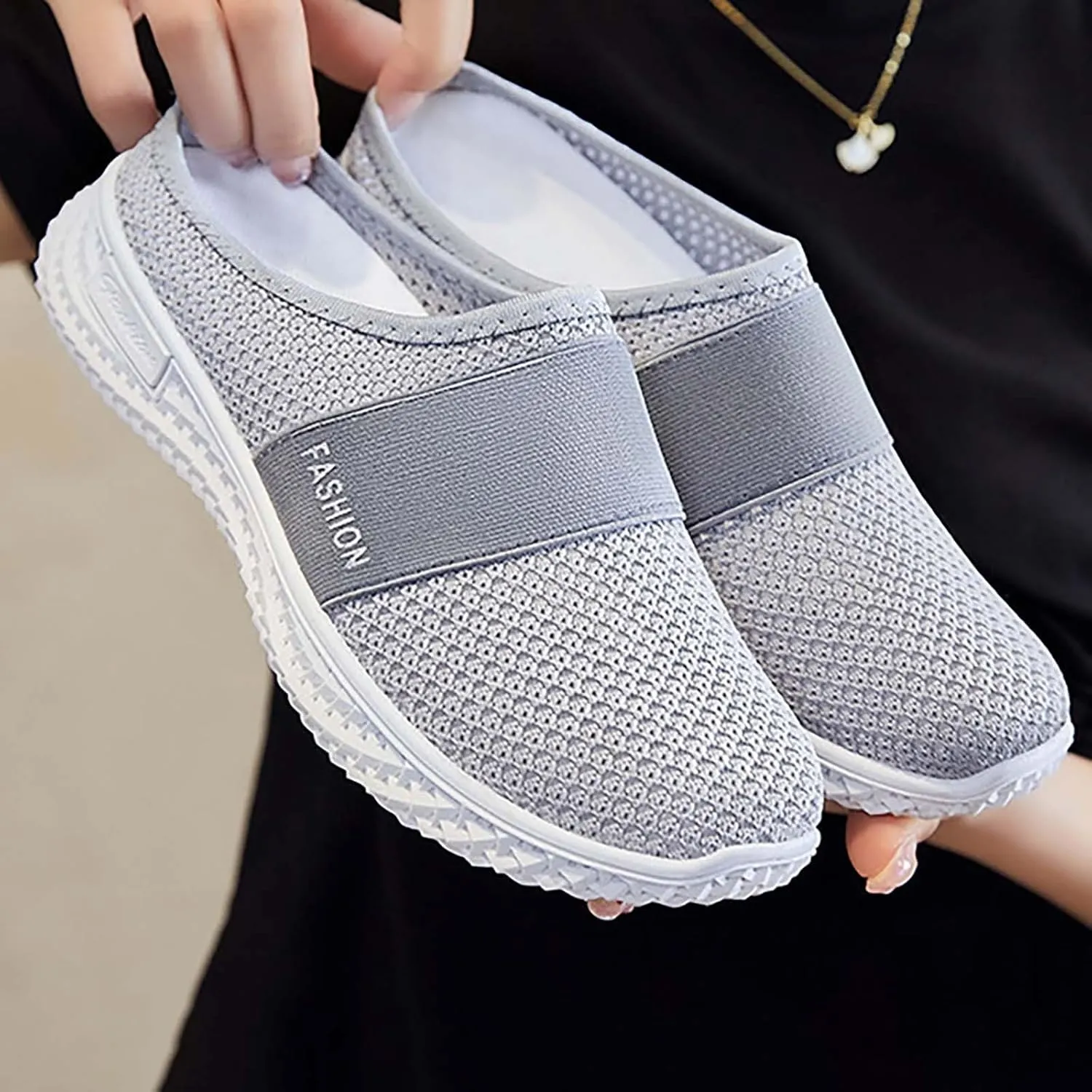 Womens Breathable Mesh Walking Mules Sneakers Mens Casual Shoes Cute Men's Casual Shoes Men's Fashion Sneakers Brown Tennis Shoe Loafers Dress Shoe