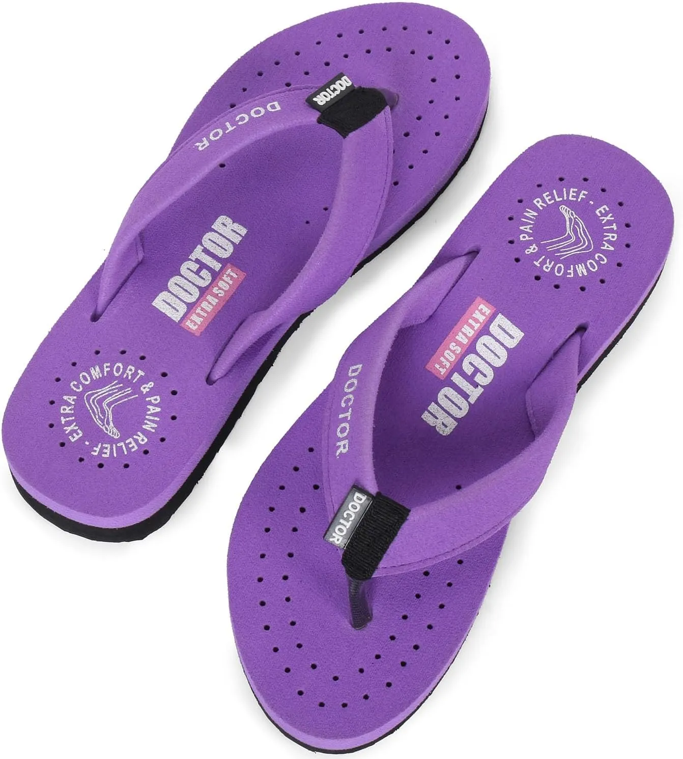 Women's Care Orthopaedic Diabetic Comfortable MCR Flip-Flop Slippers D-16