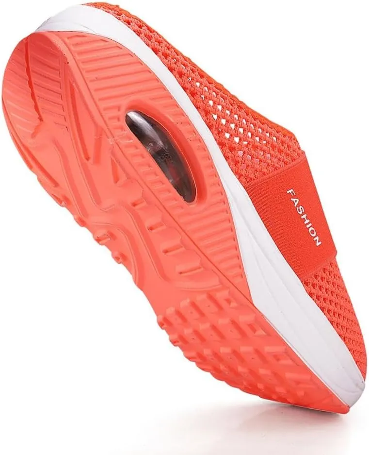 Womens Clogs and Mules Wide Width Slip On Closed Toe Mesh Arch Support Casual Summer Spring Ladies Shoes for Garden