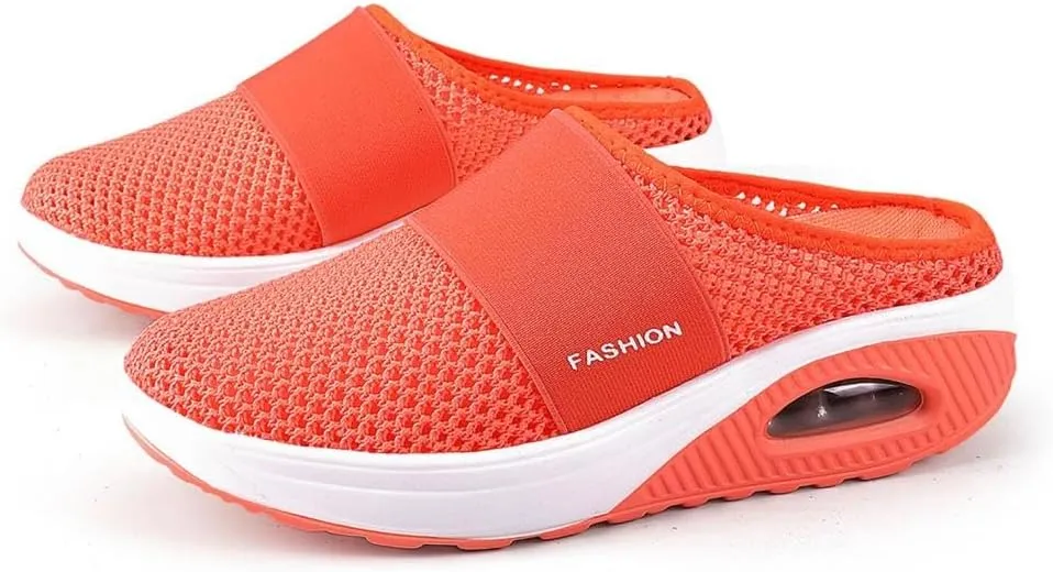Womens Clogs and Mules Wide Width Slip On Closed Toe Mesh Arch Support Casual Summer Spring Ladies Shoes for Garden