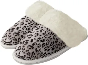 Women's Fuzzy Slippers Casual Slip On Soft Plush House Shoes with Non Skid Sole Comfortable Cotton Slipper Indoor Use for Spa Bath