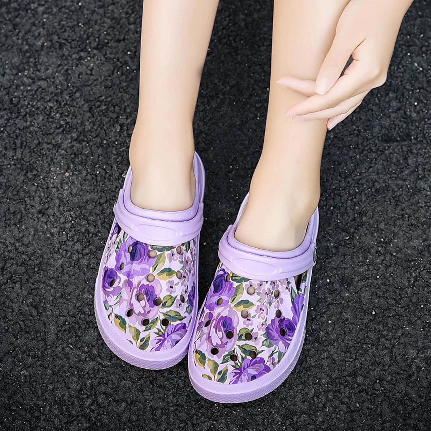 Women's Garden Clogs Shoes Casual Slipper Beach Sandals Anti-Slip Pool Water Shoes Home Slippers Summer Footwear