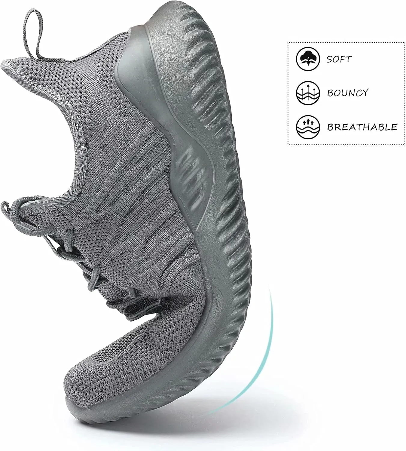 Women's Ladies Tennis Shoes Running Walking Sneakers Work Casual Comfor Lightweight Non-Slip Gym Trainers