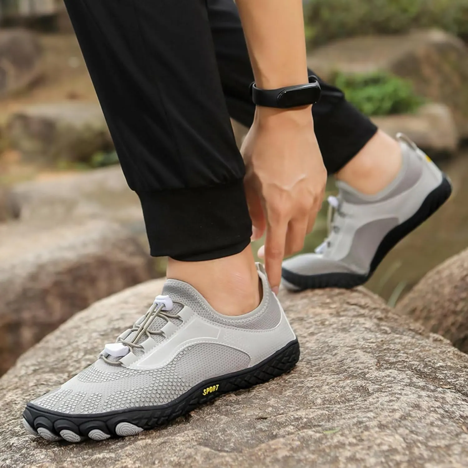 Women's Minimalist Trail Running Barefoot Shoes Mens Athletic Hiking Water Shoes Quick Dry Lightweight Cross-Trainer for Wrestling Boxing Weightlifting Walking Shoes