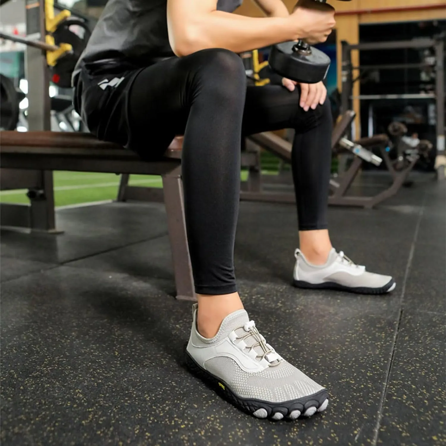 Women's Minimalist Trail Running Barefoot Shoes Mens Athletic Hiking Water Shoes Quick Dry Lightweight Cross-Trainer for Wrestling Boxing Weightlifting Walking Shoes