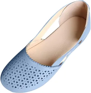 Womens Orthopedic Slip-On Loafers Breathable Hollow Out Wedge Sandals Fashion Open Back Flats Walking Shoes Comfortable Orthotic Shoes for Foot and Heel Pain Relief