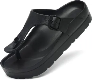 Women's Platform & Wedge Sandals with Arch Support for Woman Slides Comfort Lightweight Outdoor Slippers Ultra Cushion