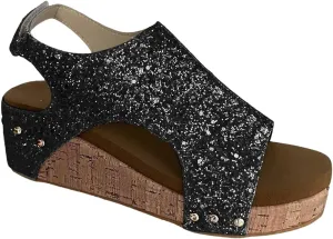 Womens Platform Sandals Wedge Heels Ankle Strap Sandals Comfortable Soft Low Heel Sandal Lightweight Cork Open Toe Sandal Casual Dressy Summer Outdoor Shoes