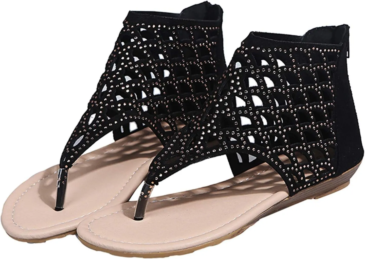 Womens Platform Wedge Sandals Dressy Summer Shoes Comfortable Ankle Strap Open Toe Boho Espadrille Slides for Casual Beach Walking Outdoor Activities Orthopedic Shoes for Women