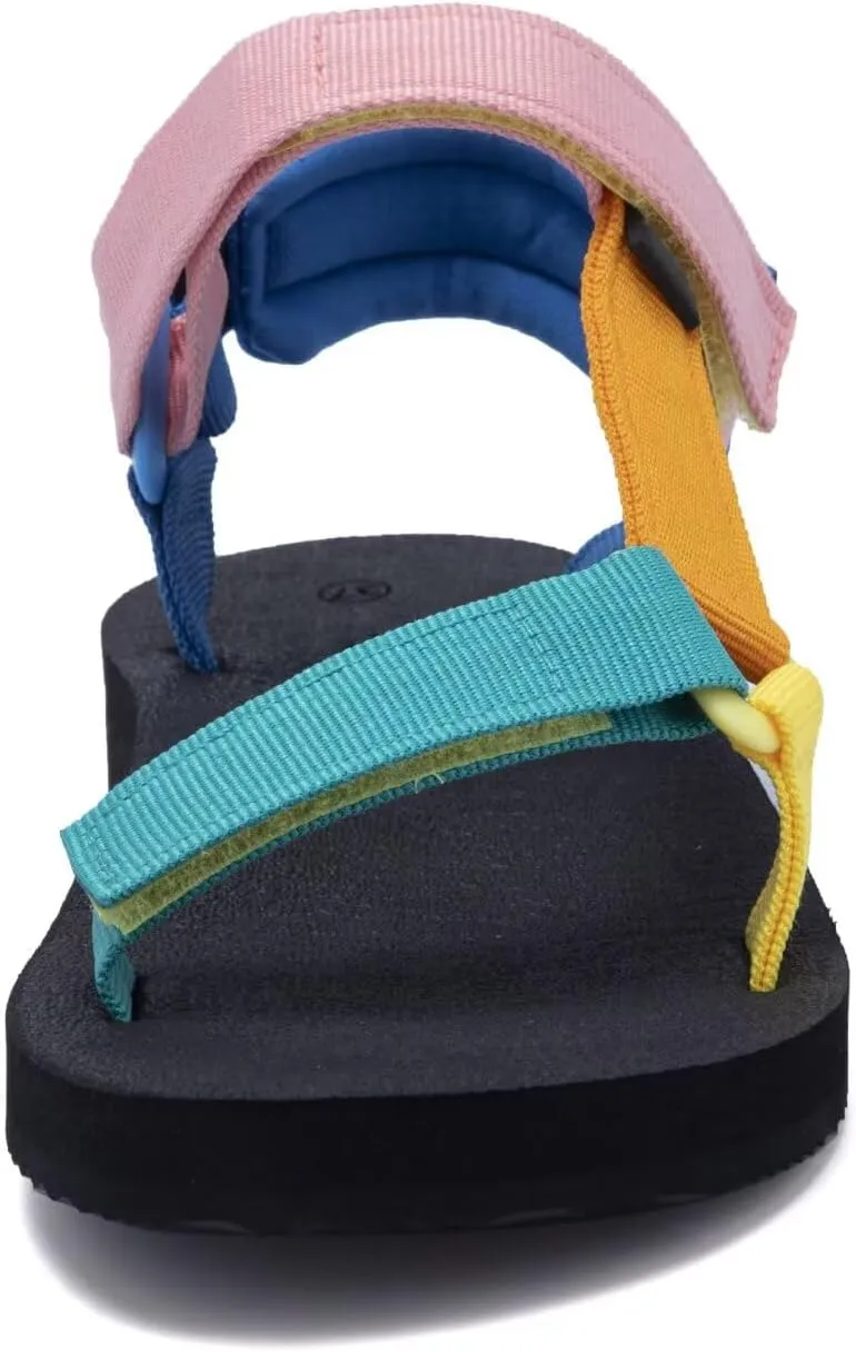 Women's Sandals Casual Summer Sandals for Women with Arch Support Yoga Mat Insole Lightweight Water Shoes Outdoor