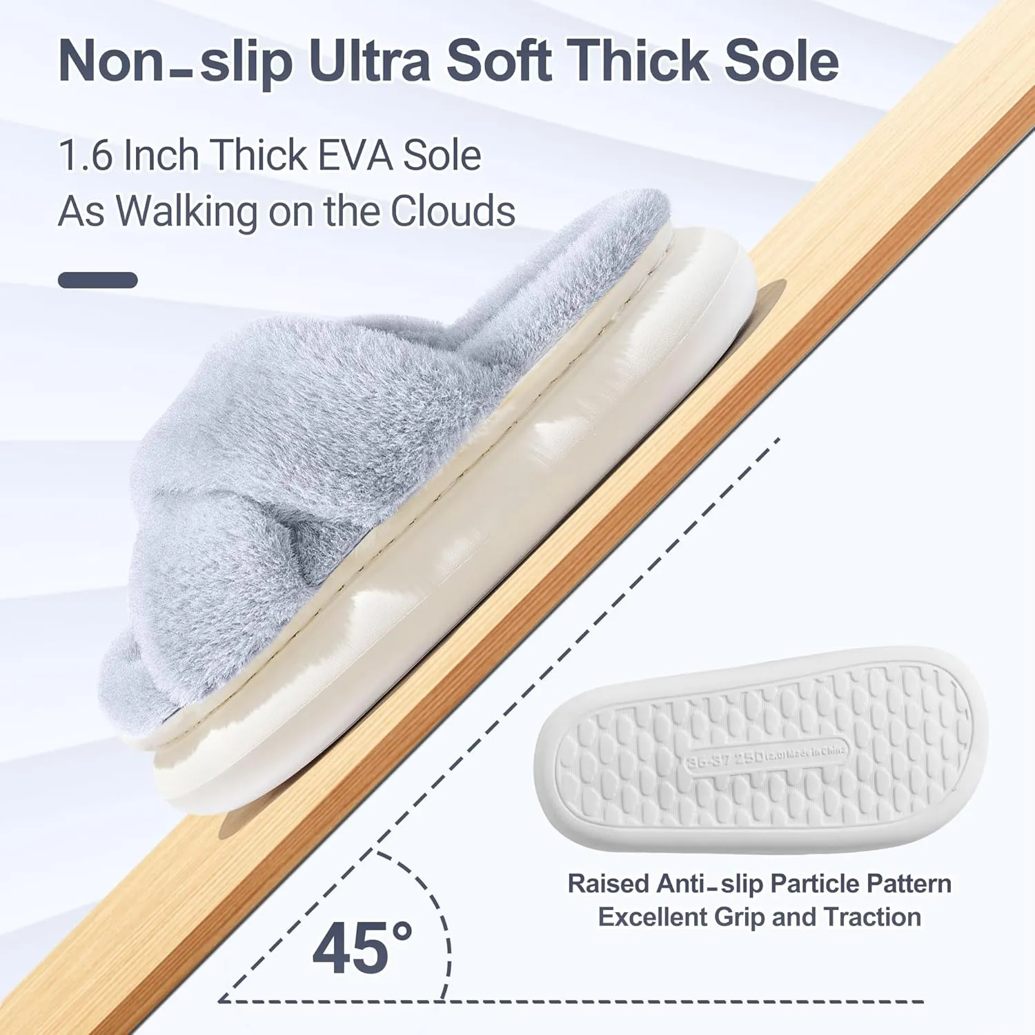 Womens Slippers House Slippers for Woman Fuzzy Slippers Platform Slippers Slippers for Women Indoor Fluffy