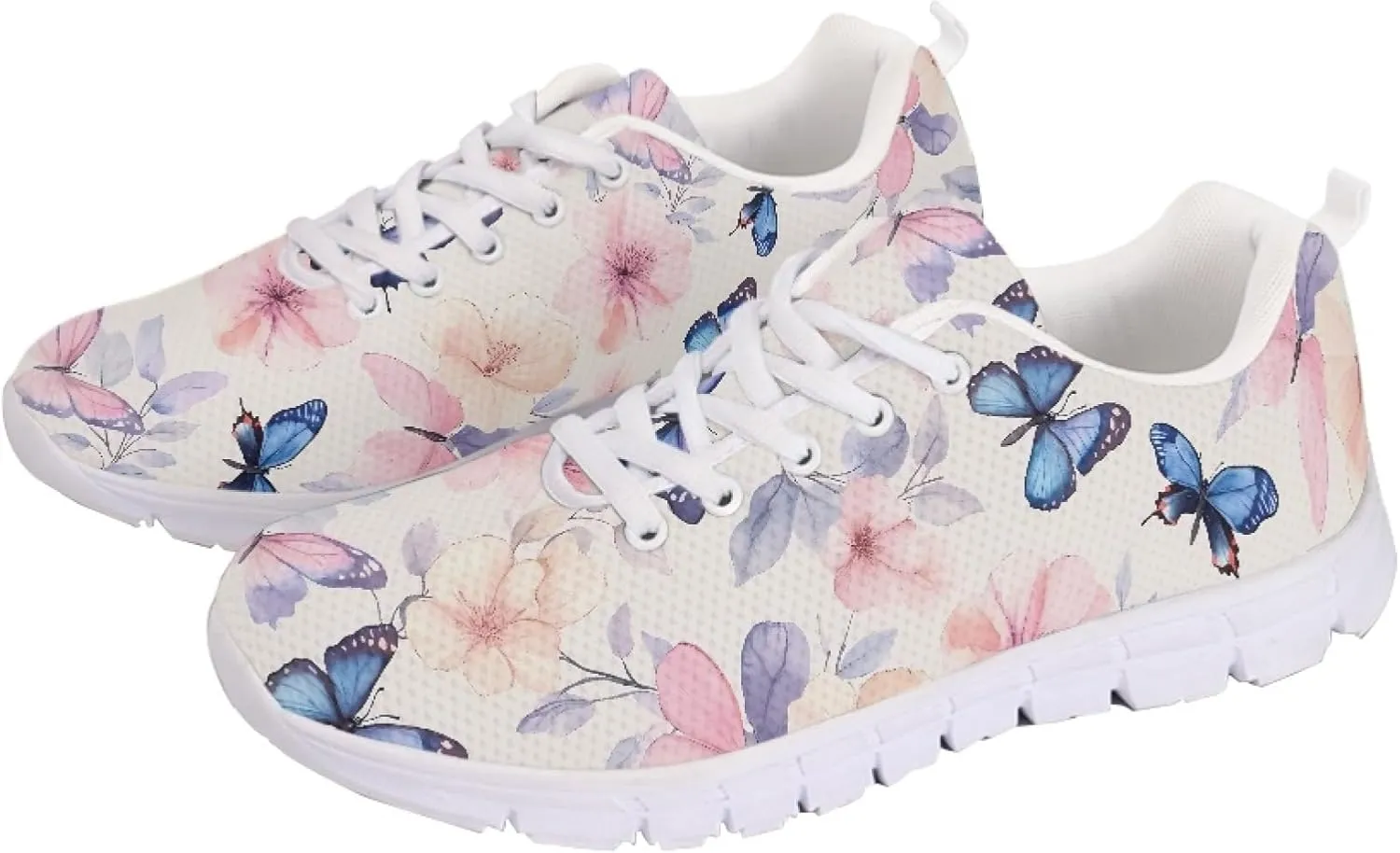 Womens Sports Shoes Trainer Running Causal Travel Sneaker Walking Low Heel Lace up Breathable Flexible Shoe