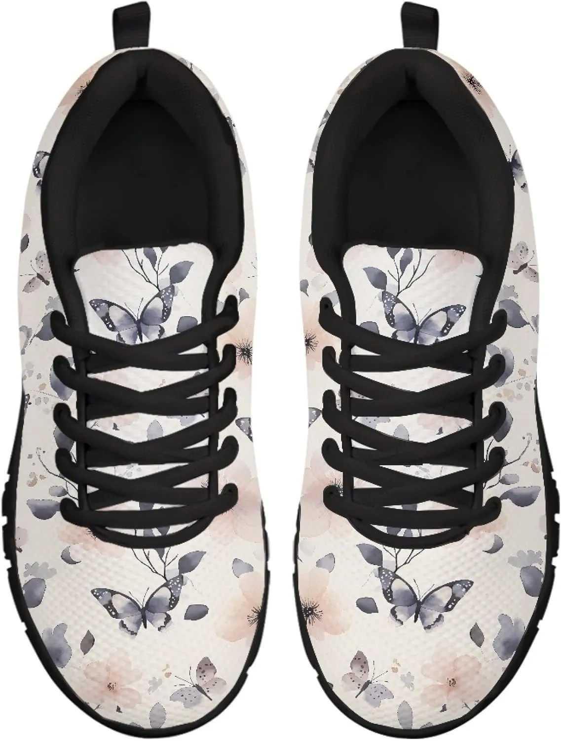 Womens Sports Trainer Running Shoes for Teens Causal Travel Sneaker Walking Low Heel Lace up Breathable Flexible