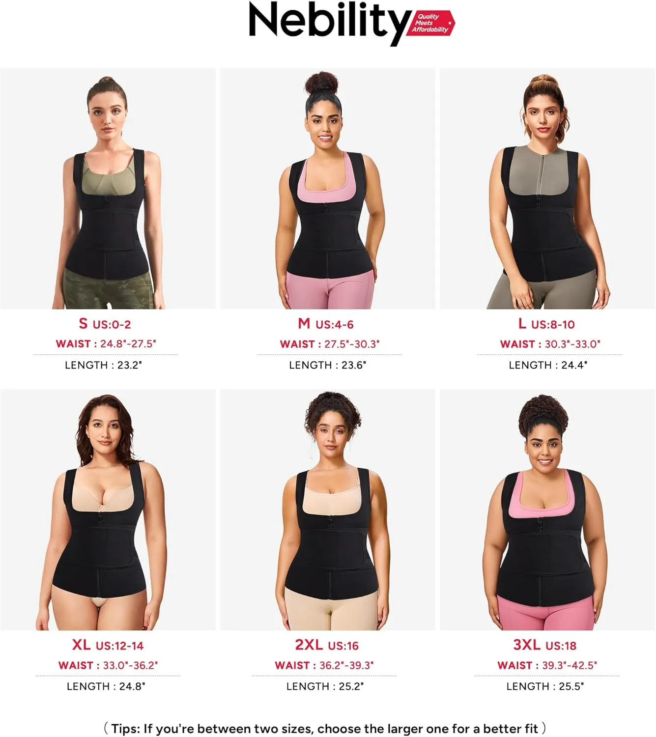 Womens' Waist Trainer Neoprene Sauna Suit Body Shaper