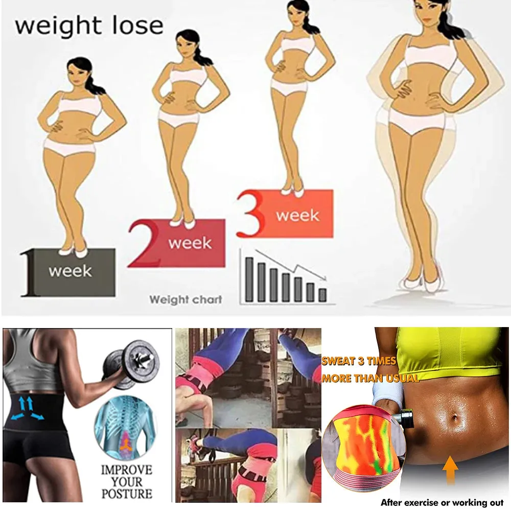 Xtreme Power Thermo Waist Trainer Belt Body Shaper, Trimmer, Cincher Wrap Workout Shapewear Slimming