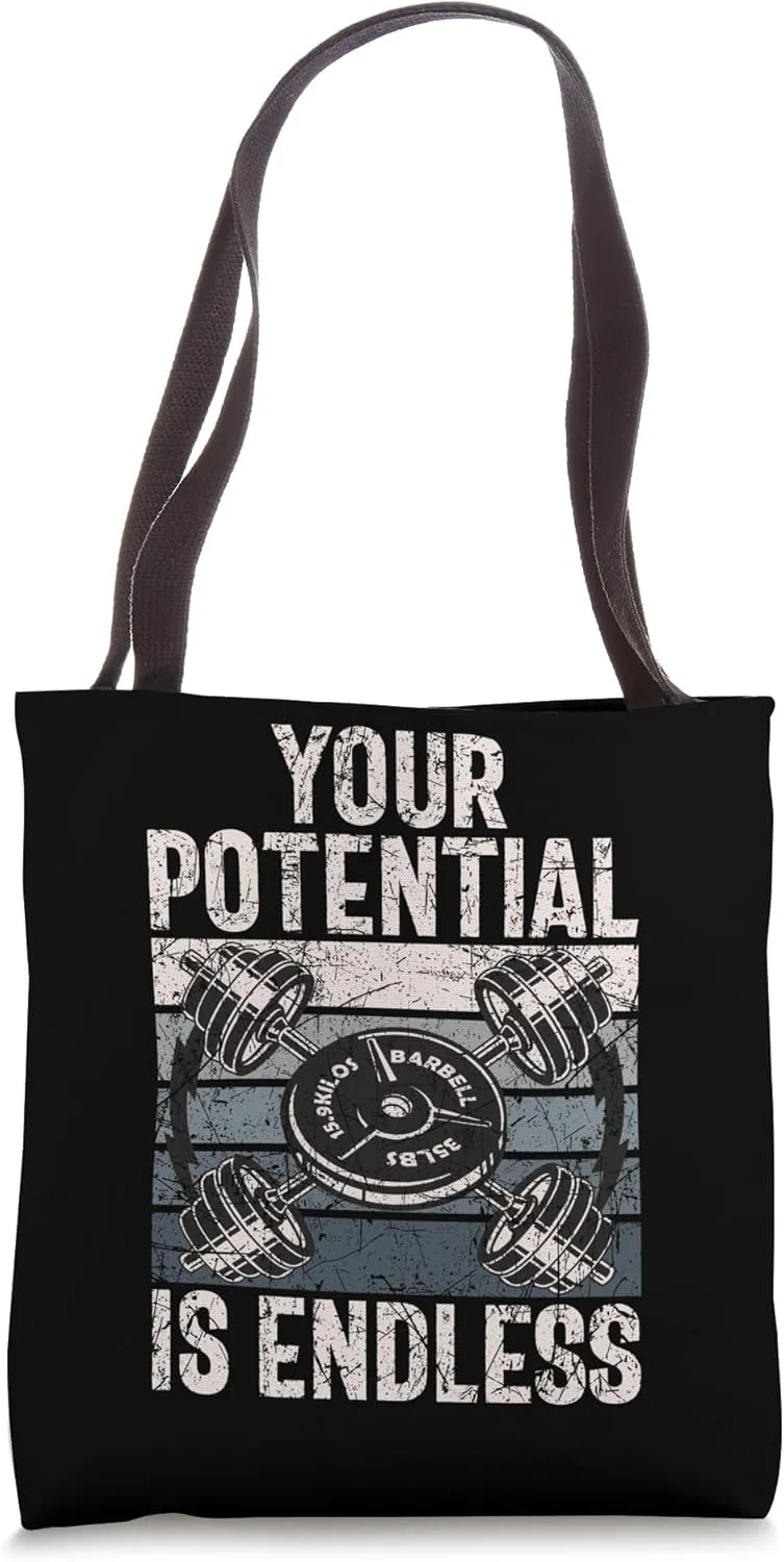 Your Potential is endless Personal Trainer Tote Bag