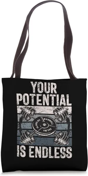 Your Potential is endless Personal Trainer Tote Bag