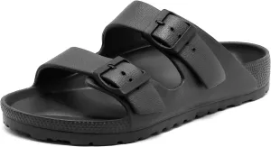 YUHITYGZGS Unisex Comfortable EVA Sandals with Arch Support, Adjustable Buckle, Summer Beach Slide Sandal for Women and Men