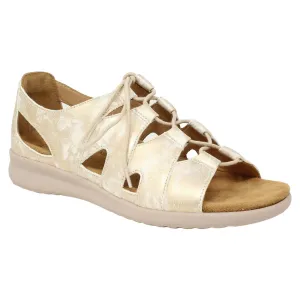 Ziera Barnett Smudge Metal Leather Sandal (Women's)