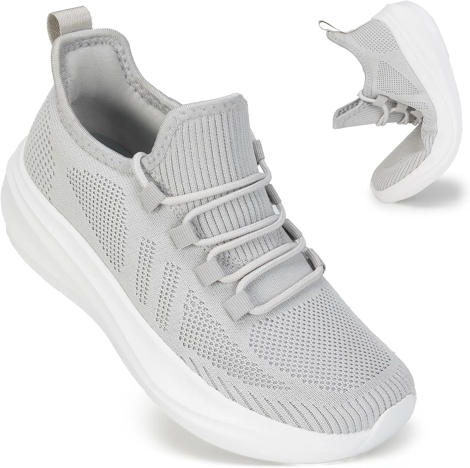 ZOVE Wide Toe Box Shoes Women Extra Wide Width Tennis Sneakers Ultra Light Running Shoes for Women Non-Slip Diabetic Walking Gym Workout Trainer