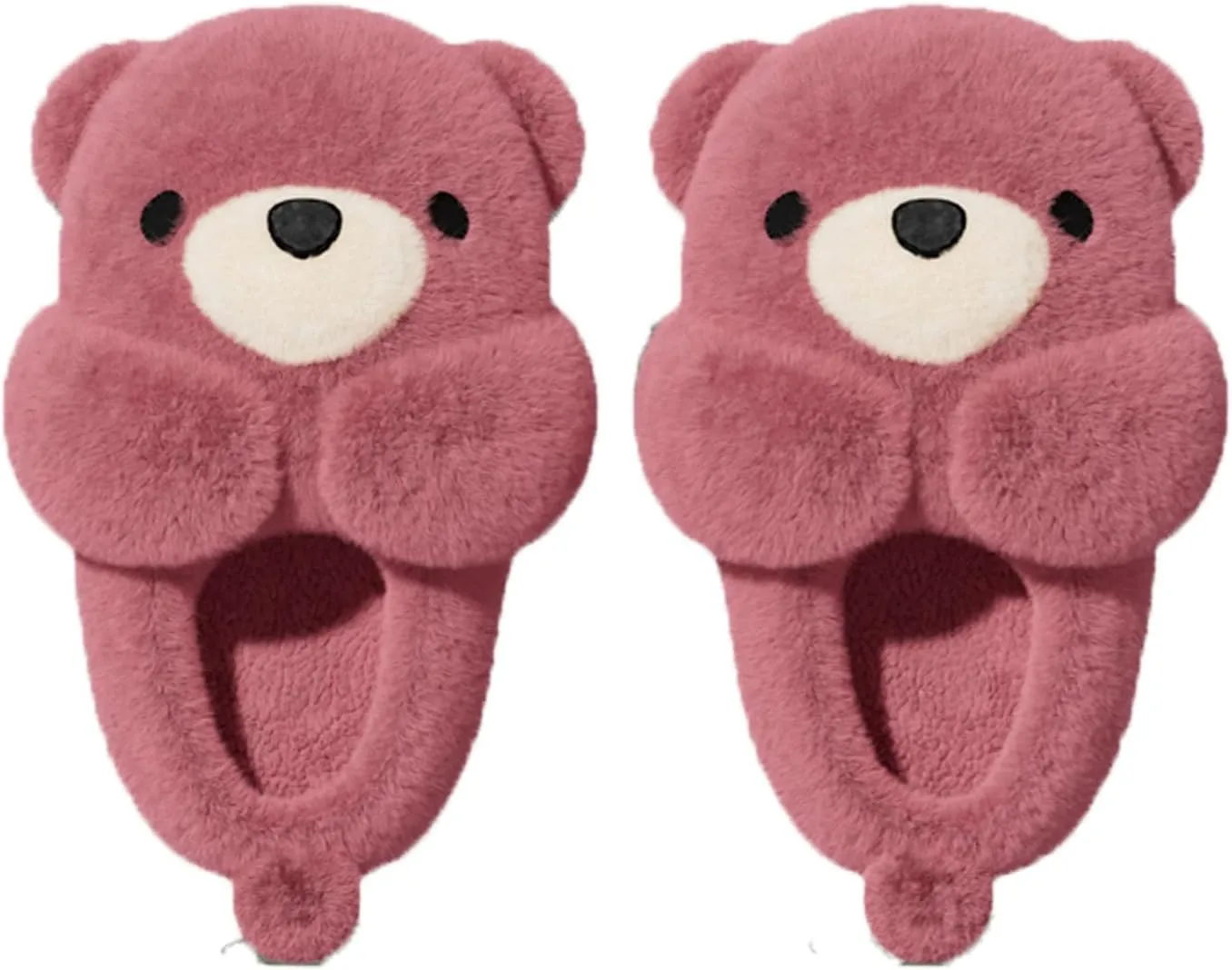 Zureto The New Cute Panda Animal Slipper Cuddly Panda Bear Plush Animal House Slippers Warm Winter Slippers House